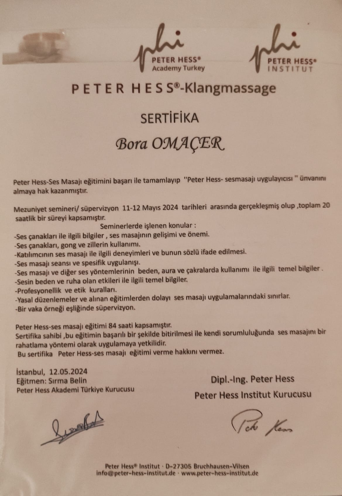 Ses masajı seansı 10