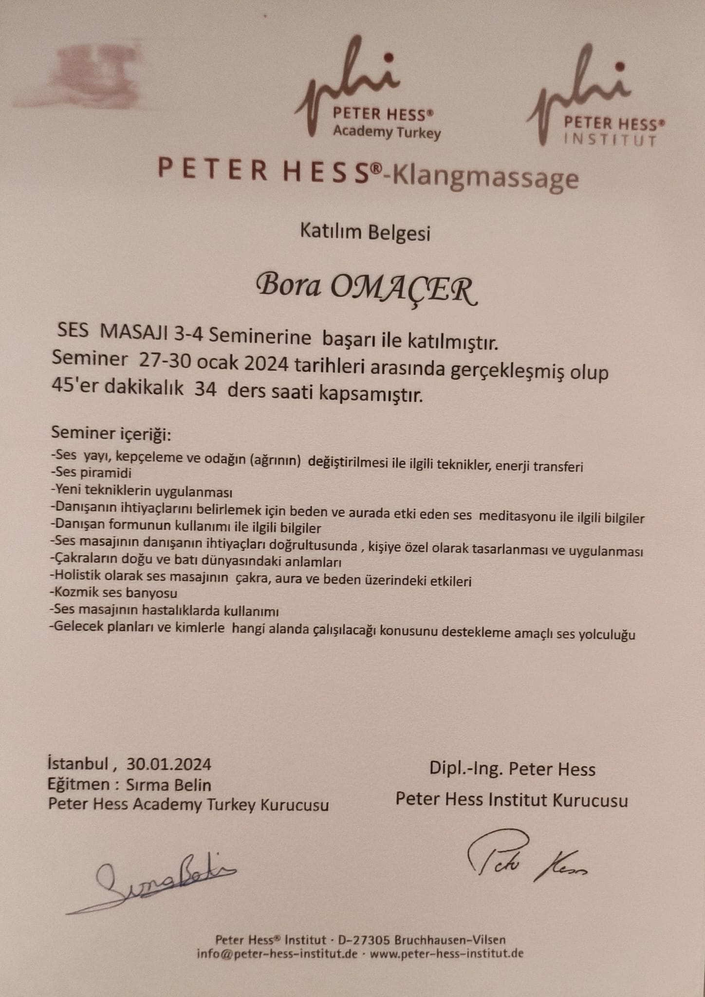 Ses masajı seansı 12