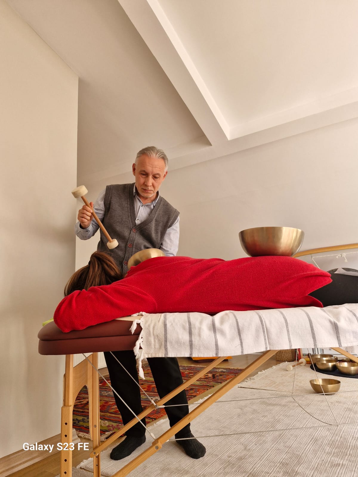 Ses masajı seansı 4